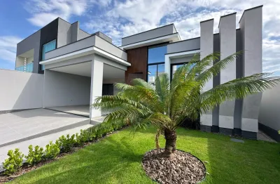 Linda casa alto padrão à venda no bosque da mata em tijucas/sc