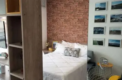 Apartamento mobiliado - 38m² - centro -  edifício imotion - locação