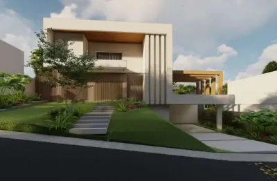 Casa à venda em condomínio de alto padrão - 500m² - 4 suítes - colinas do paratehy norte - urbanova