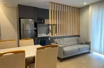 Apartamento mobiliado para venda com 2 dormitórios, sendo 1 suíte, sacada com churrasqueira, 2 vagas e com vista permanente no cond alvoradas arboville - jacareí.
