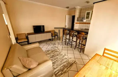 Apartamento de 1 dormitório totalmente mobiliado para locação - avenida são joão - jardim esplanada
