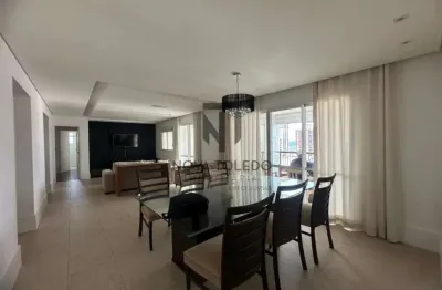 Apartamento de alto padrão mobiliado para locação - 3 suítes, 194 metros - jardim aquarius.