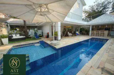 Ast imóveis vende casa duplex em condomínio na barra da tijuca com 6 quartos  sendo 5 suítes