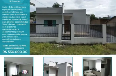 Sua nova casa dos sonhos em schroeder – bairro itoupava sul!