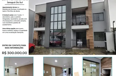 Lindo  apartamento à venda no residencial zurique – bairro três rios do norte, jaraguá do sul**