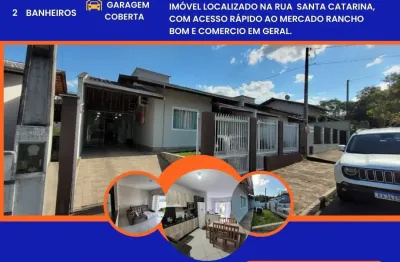 Alugo geminado com três quartos no bairro braço do sul em schroeder.