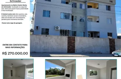 Apartamento à venda – centro norte | schroeder - aceita financiamento