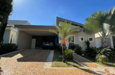 Belíssima casa térrea com 4 suítes e  com 284m² de construção à venda por r$ 1.590.000 - condomínio athenas - paulínia/sp!