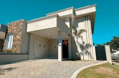 Casa com 3 dormitórios à venda, 164 m² por r$ 1.360.000,00 - condomínio residencial terras da estância - ala do bosque - paulínia/sp