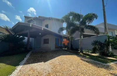 Casa com 3 dormitórios para alugar, 230 m² por r$ 7.682,00/mês - condomínio terras do fontanário - paulínia/sp