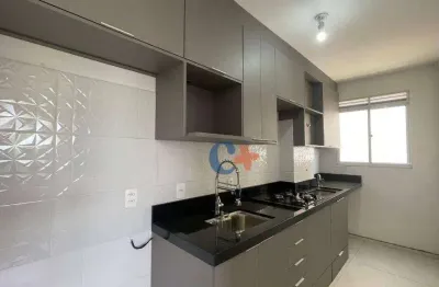 Apartamento com 2 dormitórios para alugar, 42 m² por r$ 2.475,00/mês - parque ponte romana - paulínia/sp