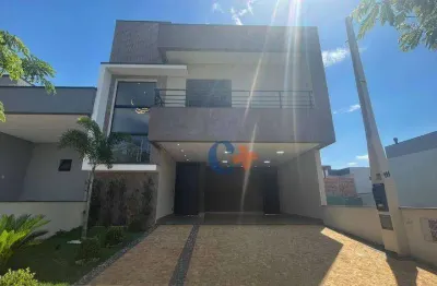 Casa com 3 dormitórios suítes à venda, 182 m² por r$ 1.450.000 - condomínio residencial terras da estância - ala dos ipês - paulínia/sp