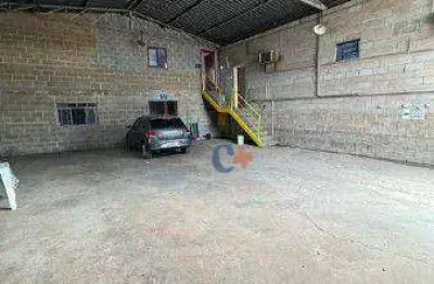 Barracão para alugar, 350 m² por r$ 13.005,01/mês - santa terezinha - paulínia/sp