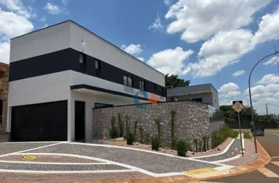 Sobrado com 3 dormitórios suítes à venda, 235 m² por r$ 2.200.000 - condomínio royal garden - paulínia/sp