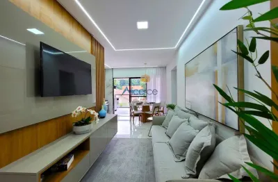 Apartamento 02 quartos com suíte, elevador e 01 ou 02 vagas de garagem.