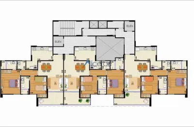 Apartamento de 02 suítes, elevador e 06 vagas de garagem no cascatinha
