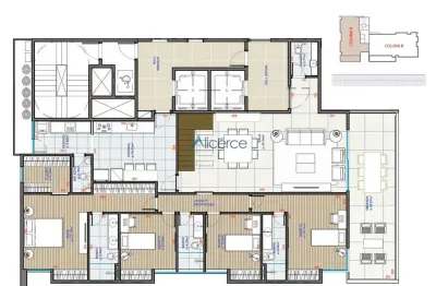 Luxo: cobertura duplex com 04 suítes e 04 vagas de garagem no santa helena