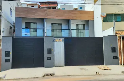 Casa nova 2 quartos com quintal e garagem no santa isabel/nova era