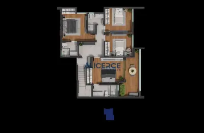 Cobertura com 4 quartos à venda na Rua Joaquim D'Almeida, Jardim das Laranjeiras, Juiz de Fora