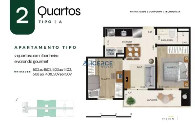 Vision! lançamento no bom pastor 2 suítes com garagem e com lazer completo.