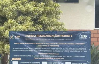 Terreno em condomínio fechado à venda na Rua dos Sabiás, Vivendas das Fontes, Juiz de Fora
