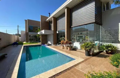 Casa com 5 dormitórios à venda, 420 m² por r$ 3.500.000,00 - condomínio xapada parque ytu - itu/sp