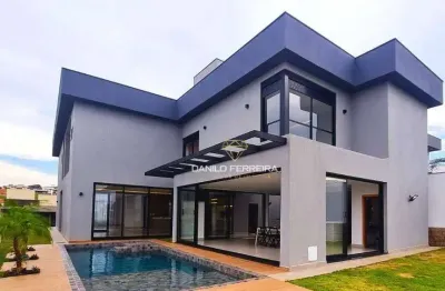 Casa com 5 dormitórios à venda, 513 m² por r$ 4.390.000,00 - condomínio campos de santo antônio - itu/sp