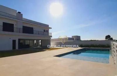 Casa com 4 dormitórios à venda, 444 m² por r$ 3.990.000,00 - condomínio xapada parque ytu - itu/sp