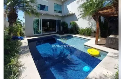 Casa de luxo com 5 dormitórios à venda, 488 m² por r$ 4.000.000 - condomínio helvetia park iii - indaiatuba/sp