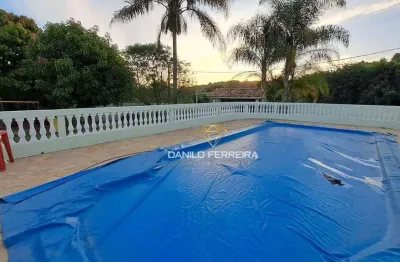 Chácara com 3 dormitórios à venda, 2100 m² por r$ 650.000,00 - cercado - araçoiaba da serra/sp