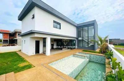 Casa com 3 dormitórios à venda, 265 m² por r$ 2.600.000,00 - condomínio villas do golfe - itu/sp