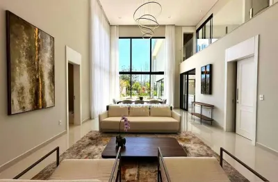 Casa com 5 dormitórios à venda, 410 m² por r$ 6.000.000,00 - condomínio villa dos pinheiros - indaiatuba/sp