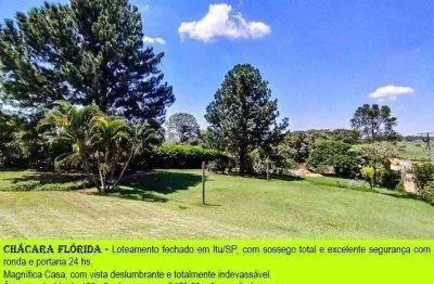 Chácara com 3 dormitórios à venda, 2 m² por r$ 2.600.000,00 - chácara flórida - itu/sp