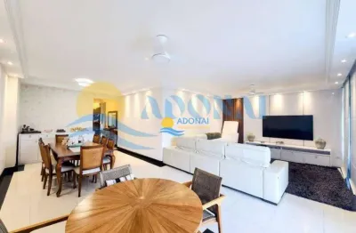 Apartamento com 4 dormitórios à venda, 195 m² por r$ 1.000.000,00 - pitangueiras - guarujá/sp