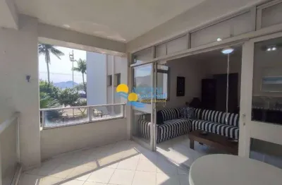 Apartamento com 2 dormitórios à venda, 100 m² por r$ 910.000,00 - jardim astúrias - guarujá/sp