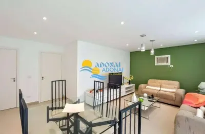 Apartamento com 3 dormitórios à venda, 135 m² por r$ 800.000,00 - pitangueiras - guarujá/sp