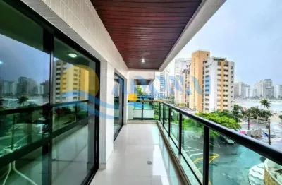 Apartamento com 3 dormitórios à venda, 120 m² por r$ 850.000,00 - jardim astúrias - guarujá/sp