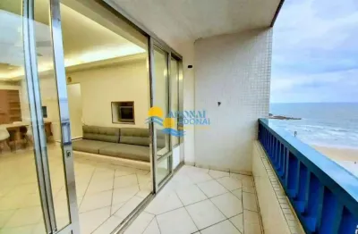 Apartamento com 4 dormitórios à venda, 135 m² por r$ 790.000,00 - pitangueiras - guarujá/sp