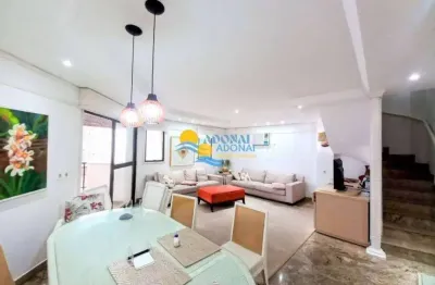 Apartamento com 4 dormitórios à venda, 200 m² por r$ 950.000,00 - pitangueiras - guarujá/sp