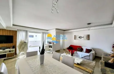 Apartamento com 3 dormitórios à venda, 140 m² por r$ 1.300.000,00 - pitangueiras - guarujá/sp