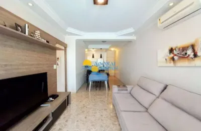 Apartamento com 3 dormitórios à venda, 90 m² por r$ 650.000,00 - pitangueiras - guarujá/sp