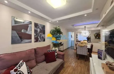 Apartamento com 3 dormitórios à venda, 96 m² por r$ 830.000,00 - jardim astúrias - guarujá/sp