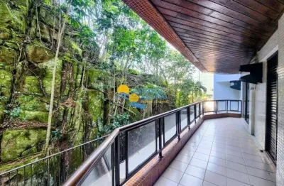 Apartamento com 3 dormitórios à venda, 220 m² por r$ 800.000,00 - tombo - guarujá/sp