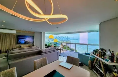 Apartamento com 3 dormitórios à venda, 140 m² por r$ 1.700.000,00 - jardim astúrias - guarujá/sp