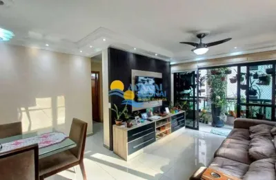 Apartamento com 3 dormitórios à venda, 95 m² por r$ 570.000,00 - pitangueiras - guarujá/sp