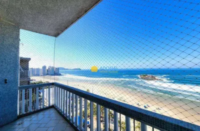 Apartamento com 3 dormitórios à venda, 130 m² por r$ 850.000,00 - pitangueiras - guarujá/sp