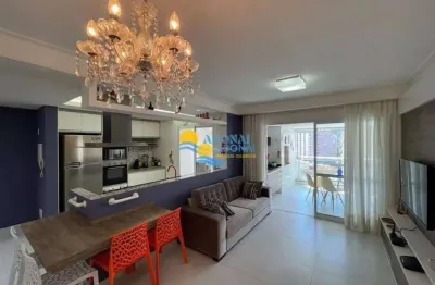 Apartamento com 3 dormitórios à venda, 103 m² por r$ 900.000,00 - pitangueiras - guarujá/sp