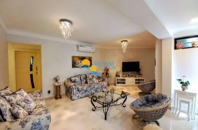 Apartamento com 4 dormitórios à venda, 143 m² por r$ 690.000,00 - pitangueiras - guarujá/sp