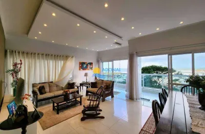 Apartamento com 3 dormitórios à venda, 155 m² por r$ 1.100.000,00 - pitangueiras - guarujá/sp