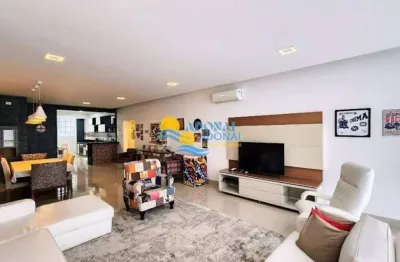 Apartamento com 4 dormitórios à venda, 220 m² por r$ 1.200.000,00 - pitangueiras - guarujá/sp